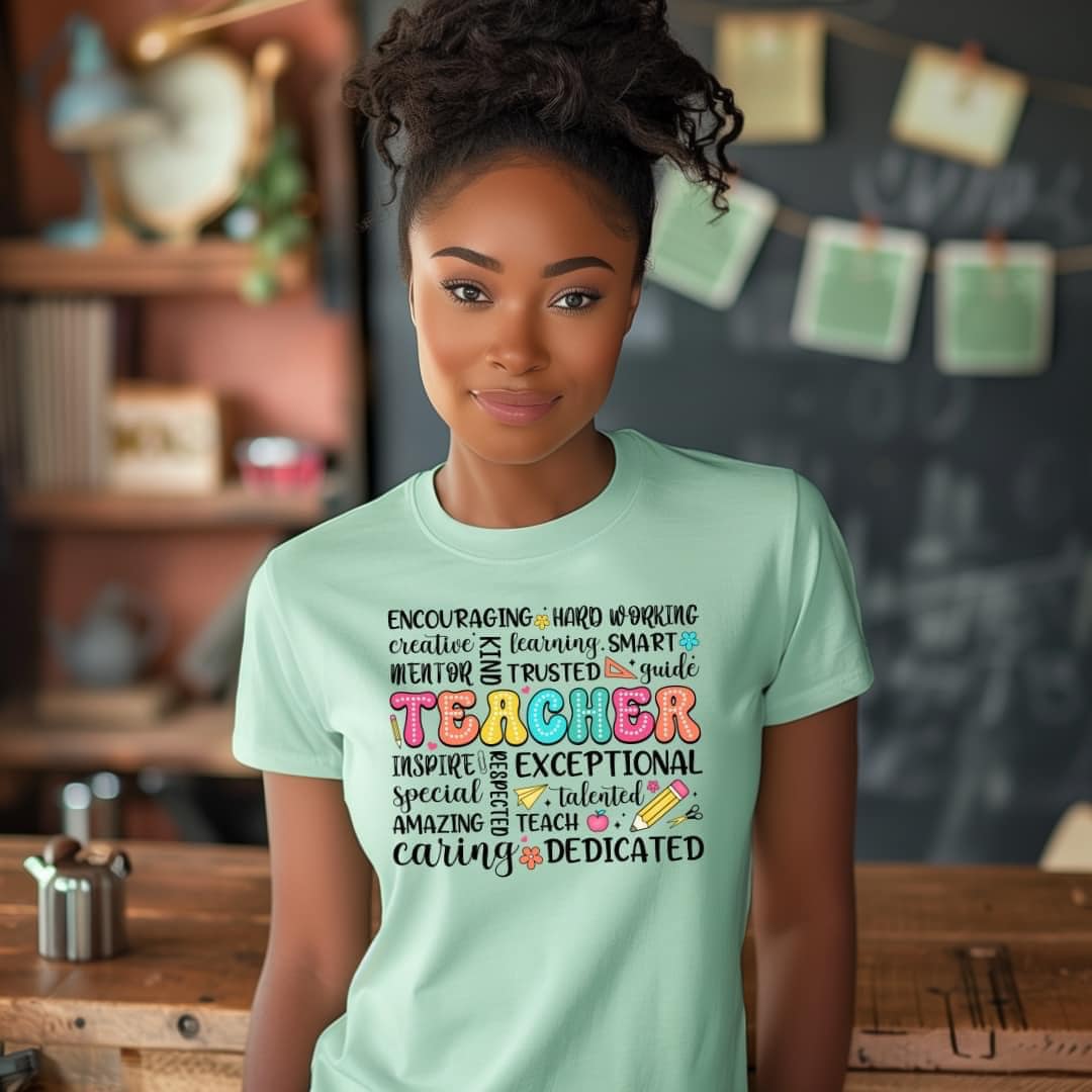 Teacher Graphic Tees, Educate, Unisex T shirt, Soft, Schooltime