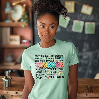 Teacher Graphic Tees, Educate, Unisex T shirt, Soft, Schooltime