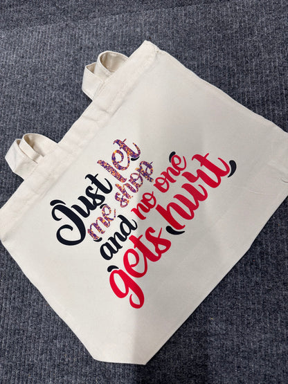 Canvas Tote bags with zipper (multiple)