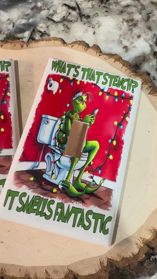 WHATS THAT STINCH-STANDARD SINGLE LIGHT SWITCH PLATE