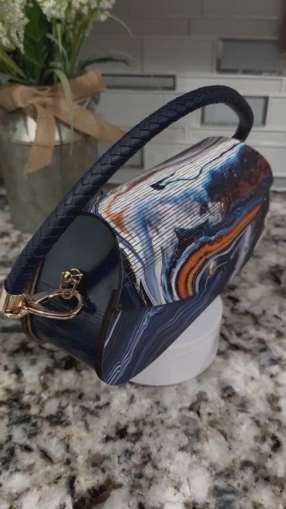 "THE YEAUX" WOOD PURSE