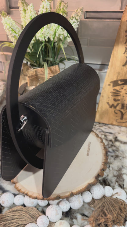 "RING OF FIRE" WOOD PURSE