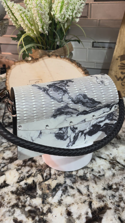 "PINT SIZE" WOOD PURSE