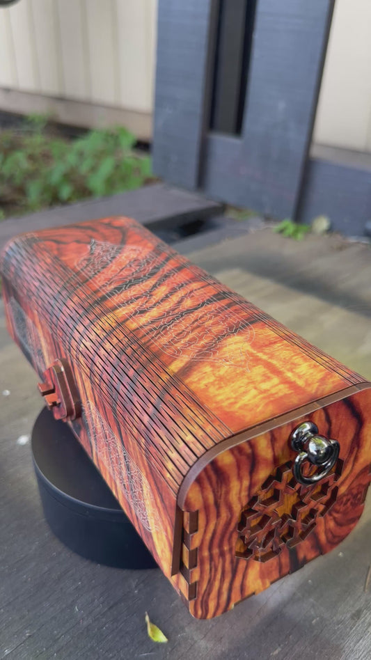 "THE VAULT MINI" WOOD PURSE