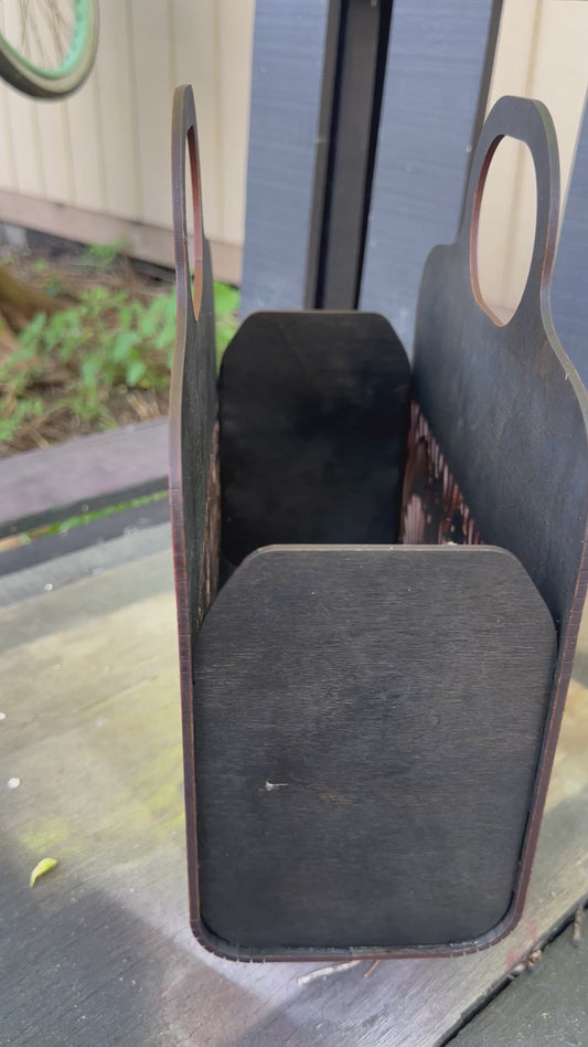 "THE BIATCH" WOOD PURSE