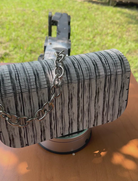 "SHAY" WOOD PURSE
