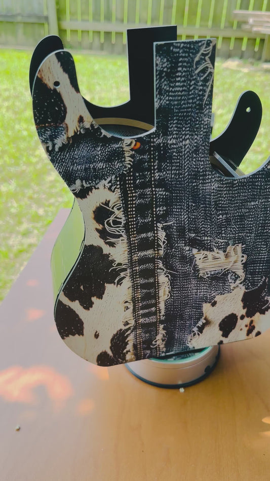 "THE MIC DROP" WOOD PURSE
