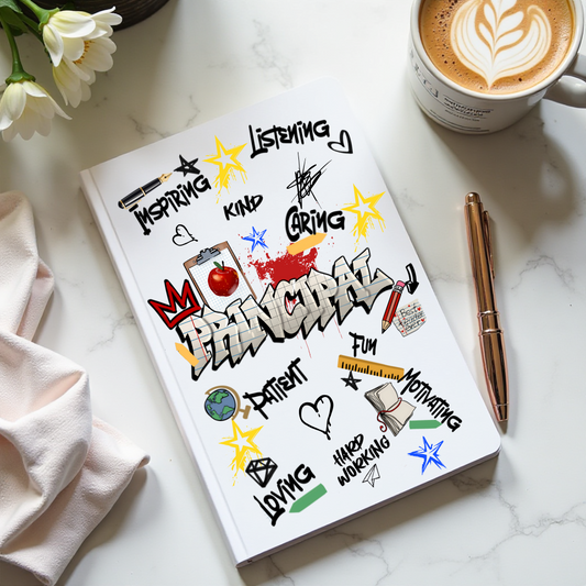 Journal Cover UV DTF- PRINCIPAL GRAFFITI