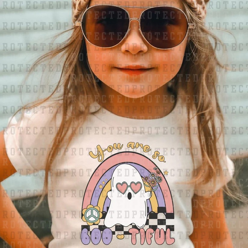 Clear Film Screen Print - Boo-tiful (Youth)