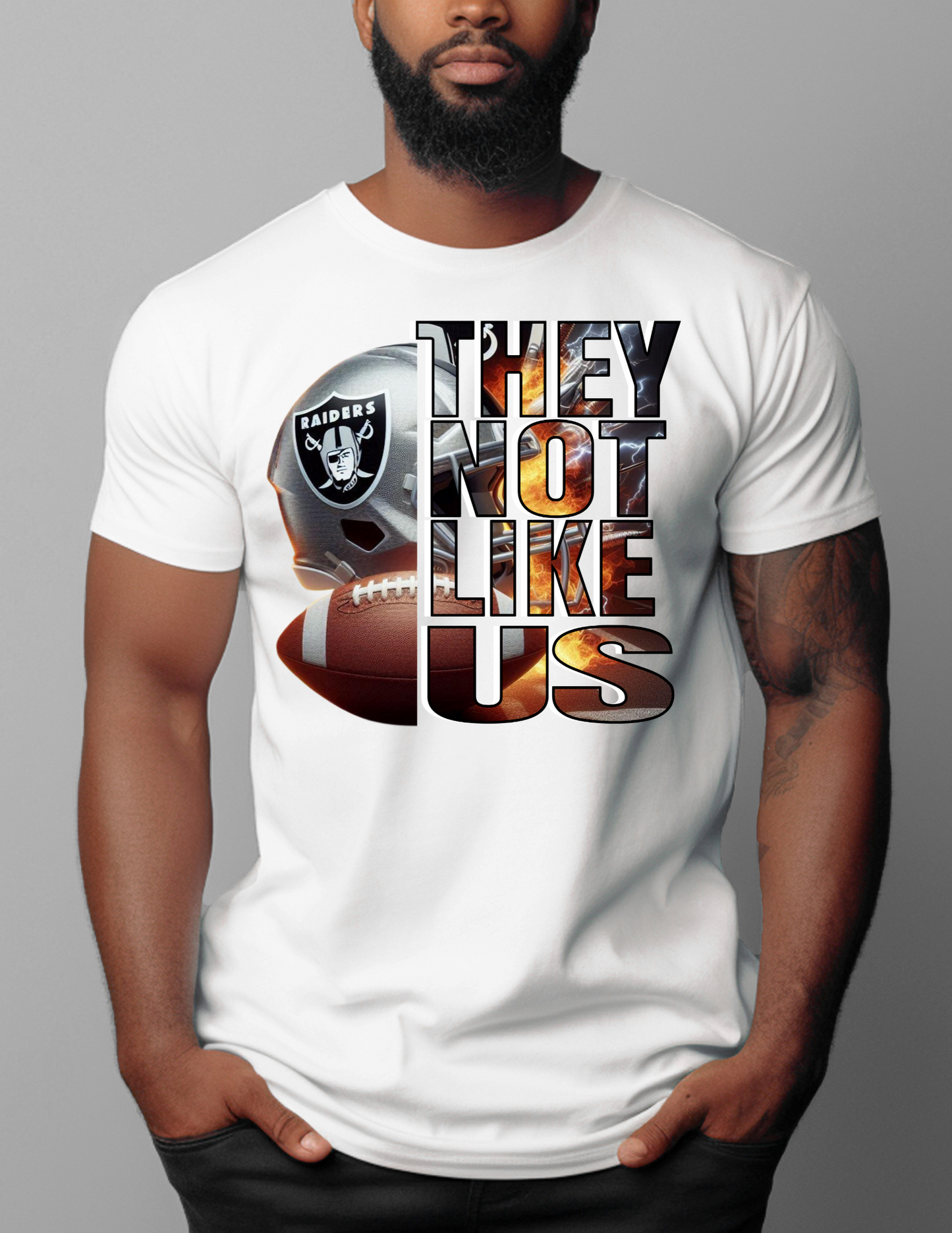 DTF Transfer-  Raiders They Not Like Us