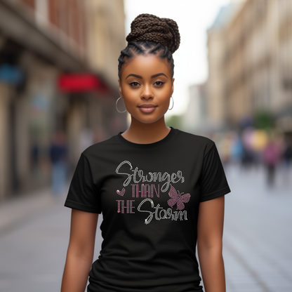Rhinestone Transfer- STRONGER THAN THE STORM