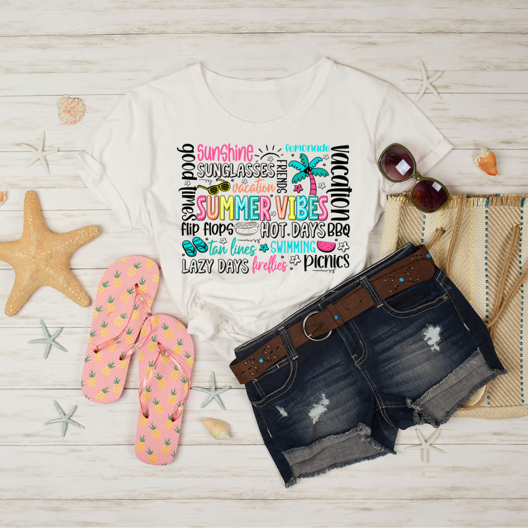 DTF Transfer- SUMMER VIBES